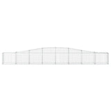 Cesto Gabbione ad Arco 400x30x40/60 cm Ferro Zincato