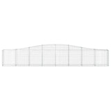 Cesto Gabbione ad Arco 400x30x60/80 cm Ferro Zincato