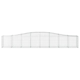 Cesto Gabbione ad Arco 400x50x60/80 cm Ferro Zincato