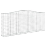 Cesto Gabbione ad Arco 400x50x160/180 cm Ferro Zincato