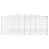 Cesto Gabbione ad Arco 400x50x160/180 cm Ferro Zincato