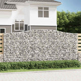 Cesto Gabbione ad Arco 400x50x180/200 cm Ferro Zincato