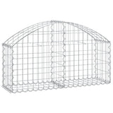 Cesto Gabbione ad Arco 100x30x40/60 cm Ferro Zincato