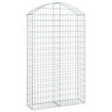 Cesto Gabbione ad Arco 100x30x160/180 cm Ferro Zincato