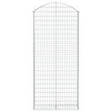 Cesto Gabbione ad Arco 100x30x220/240 cm Ferro Zincato