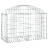 Cesto Gabbione ad Arco 100x50x60/80 cm Ferro Zincato