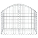 Cesto Gabbione ad Arco 100x50x60/80 cm Ferro Zincato