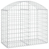 Cesto Gabbione ad Arco 100x50x80/100 cm Ferro Zincato