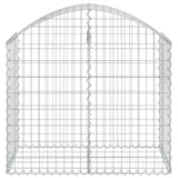 Cesto Gabbione ad Arco 100x50x80/100 cm Ferro Zincato