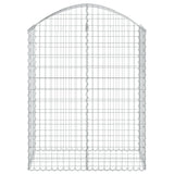 Cesto Gabbione ad Arco 100x50x120/140 cm Ferro Zincato