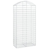 Cesto Gabbione ad Arco 100x50x200/220 cm Ferro Zincato