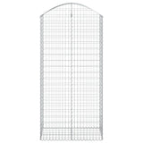 Cesto Gabbione ad Arco 100x50x200/220 cm Ferro Zincato