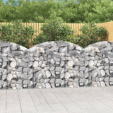Cesto Gabbione ad Arco 150x30x100/120 cm Ferro Zincato
