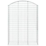 Cesto Gabbione ad Arco 150x50x200/220 cm Ferro Zincato