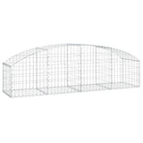 Cesto Gabbione ad Arco 200x50x40/60 cm Ferro Zincato