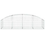Cesto Gabbione ad Arco 200x50x40/60 cm Ferro Zincato