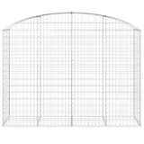 Cesto Gabbione ad Arco 200x50x140/160 cm Ferro Zincato