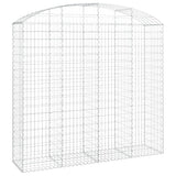 Cesto Gabbione ad Arco 200x50x180/200 cm Ferro Zincato