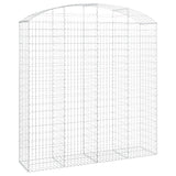 Cesto Gabbione ad Arco 200x50x200/220 cm Ferro Zincato