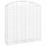 Cesto Gabbione ad Arco 200x50x200/220 cm Ferro Zincato