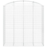 Cesto Gabbione ad Arco 200x50x200/220 cm Ferro Zincato