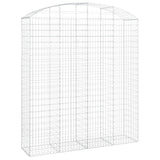 Cesto Gabbione ad Arco 200x50x220/240 cm Ferro Zincato