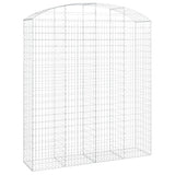Cesto Gabbione ad Arco 200x50x220/240 cm Ferro Zincato