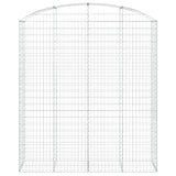 Cesto Gabbione ad Arco 200x50x220/240 cm Ferro Zincato