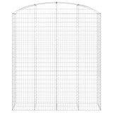 Cesto Gabbione ad Arco 200x50x220/240 cm Ferro Zincato
