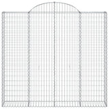 Cesto Gabbione ad Arco 200x50x180/200 cm Ferro Zincato