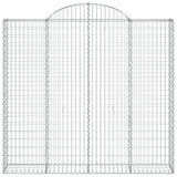 Cesto Gabbione ad Arco 200x50x180/200 cm Ferro Zincato