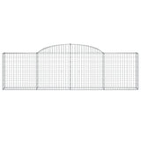 Cesto Gabbione ad Arco 300x30x80/100 cm Ferro Zincato