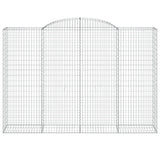 Cesto Gabbione ad Arco 300x50x200/220 cm Ferro Zincato