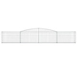 Cesto Gabbione ad Arco 400x30x60/80 cm Ferro Zincato