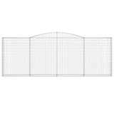 Cesto Gabbione ad Arco 400x30x140/160 cm Ferro Zincato