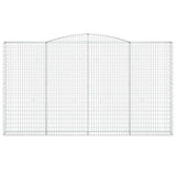 Cesto Gabbione ad Arco 400x30x220/240 cm Ferro Zincato