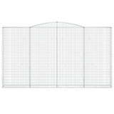 Cesto Gabbione ad Arco 400x30x220/240 cm Ferro Zincato