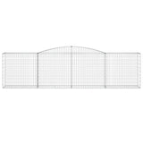 Cesto Gabbione ad Arco 400x50x100/120 cm Ferro Zincato