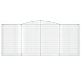 Cesto Gabbione ad Arco 400x50x160/180 cm Ferro Zincato