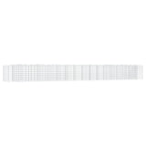 Gabbione ad Arco con Letto Rialzato 800x100x100cm Ferro Zincato