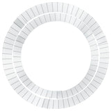 Caminetto a Gabbione  100 cm Ferro Zincato