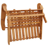 Set Salotto da Giardino Adirondack 5pz Legno Massello di Acacia