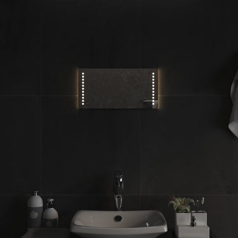 Specchio da Bagno con Luci LED 20x40 cm