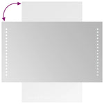 Specchio da Bagno con Luci LED 30x50 cm