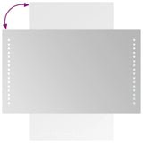 Specchio da Bagno con Luci LED 30x50 cm