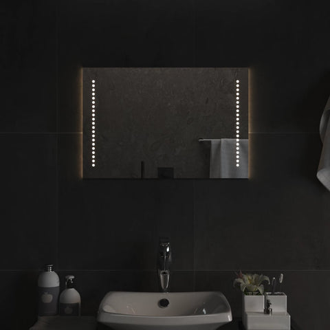 Specchio da Bagno con Luci LED 40x60 cm