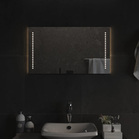 Specchio da Bagno con Luci LED 40x70 cm