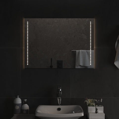 Specchio da Bagno con Luci LED 50x70 cm