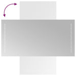 Specchio da Bagno con Luci LED 40x80 cm