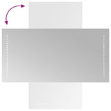 Specchio da Bagno con Luci LED 40x80 cm